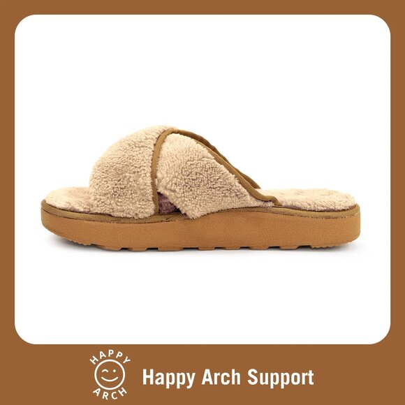 NEW Freewaters Cuddles Cloud 9 Sandals For Women in tan 625261s - Picture 10 of 10